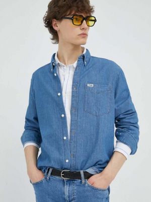 Koszula jeansowa Wrangler niebieska