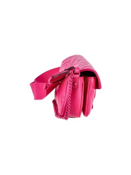 Bolso cruzado de cuero retro Gucci Vintage rosa