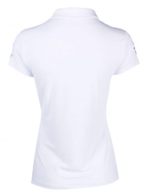 Raštuotas polo marškinėliai Ea7 Emporio Armani balta