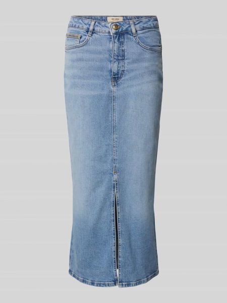 Spódnica jeansowa z kieszeniami Mos Mosh niebieska