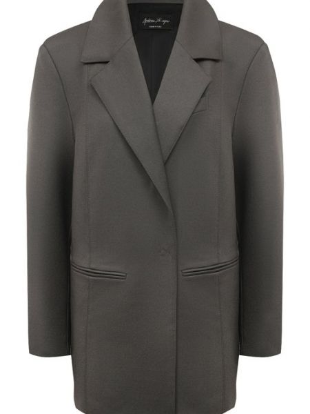 Шерстяной пиджак Andrea Ya'aqov серый