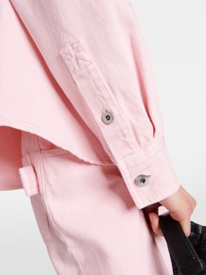 Дънкова риза Bottega Veneta розово