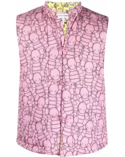 Camisa con estampado Comme Des Garçons Shirt rosa
