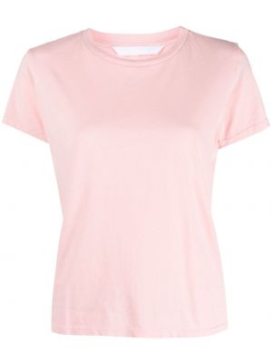 Памучна тениска Mother розово