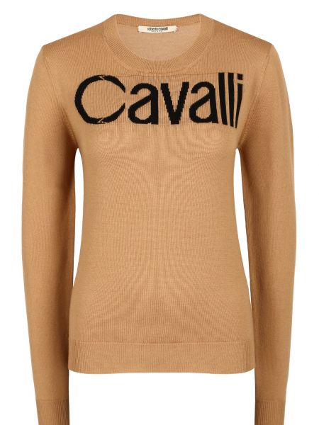 Коричневый свитер Roberto Cavalli