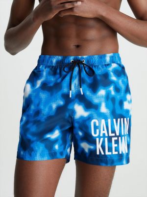 Szorty Calvin Klein Swimwear niebieskie