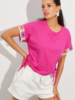Тениска Cool & Sexy розово
