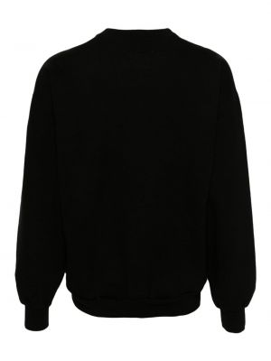 Sweatshirt aus baumwoll 4sdesigns schwarz