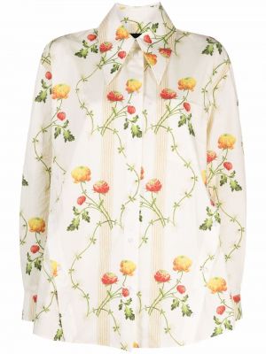 Camisa de flores con estampado Simone Rocha
