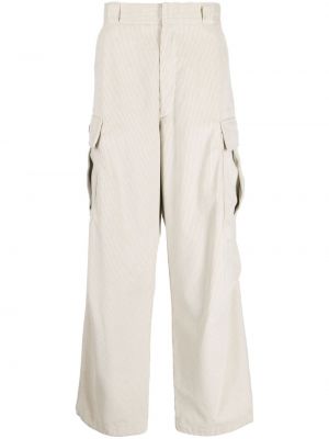 „cargo“ stiliaus kelnės Prada balta