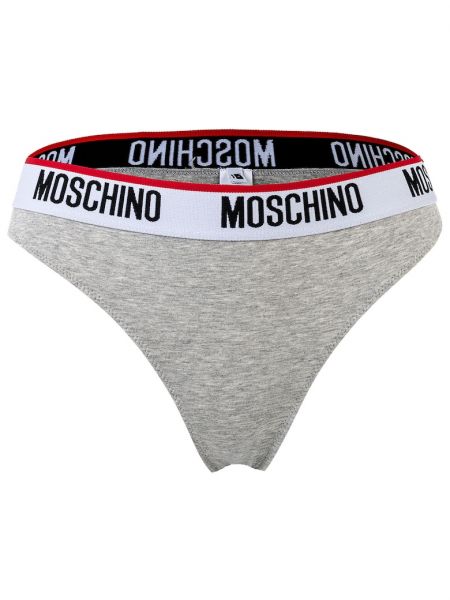 Бикини Moschino Underwear серые