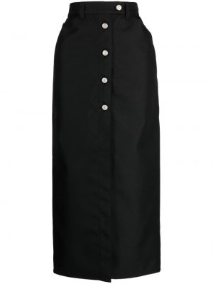 Midi sukně Courrèges černé