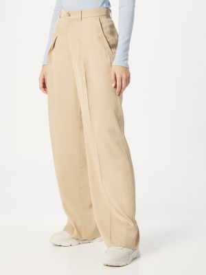 Pantalon plissé Lauren Ralph Lauren beige