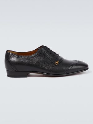 Pantofi derby cu șireturi business Gucci - negru
