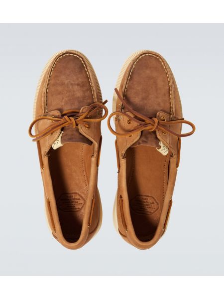 Nahast loafer-kingad Visvim pruun