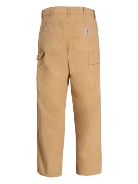 Pantalon cargo en coton avec poches Carhartt Wip beige