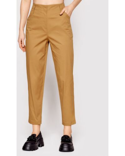 Pantalon chino Sisley marron