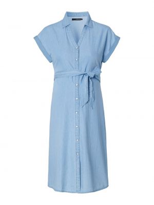 Платье-рубашка Supermom синее