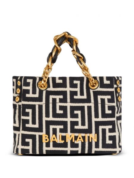 Jakarlı mini çanta Balmain