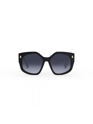 Okulary przeciwsłoneczne oversize Fendi czarne
