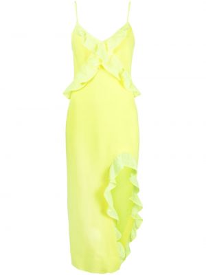 Φόρεμα David Koma κίτρινο