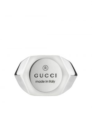 Pierścionek asymetryczny Gucci srebrny