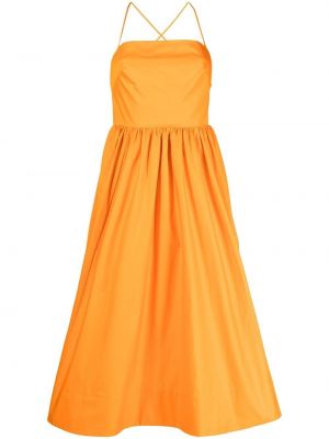 Миди рокля Jason Wu оранжево