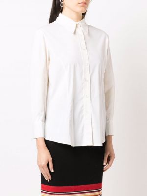 Hedvábná košile Yves Saint Laurent Pre-owned bílá