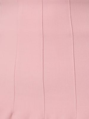 Midi φούστα Staud ροζ
