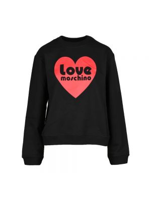 Sweatshirt Love Moschino schwarz