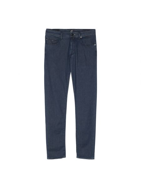 Klassische straight jeans Tramarossa blau