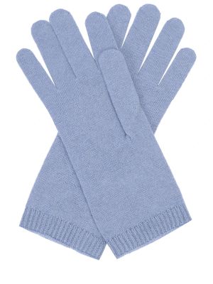 Кашемировые перчатки Brunello Cucinelli голубые