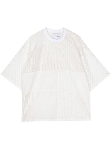 Csipkés póló Yoshiokubo fehér