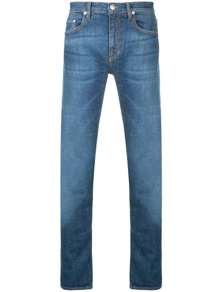 Klasyczne mom jeans Cerruti 1881, niebieski
