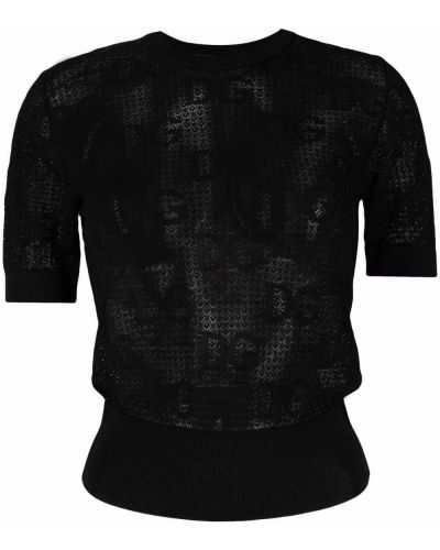 Camiseta de tejido jacquard Dolce & Gabbana negro