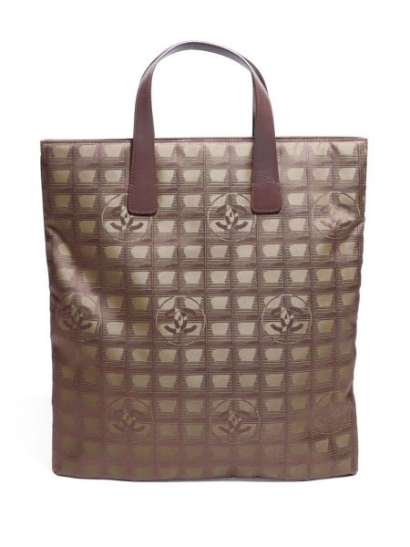 Nákupná taška Chanel Pre-owned hnedá