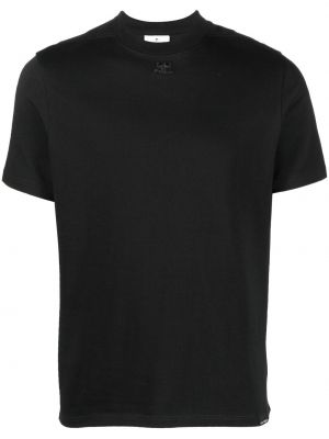 Tricou cu decolteu rotund Courreges negru