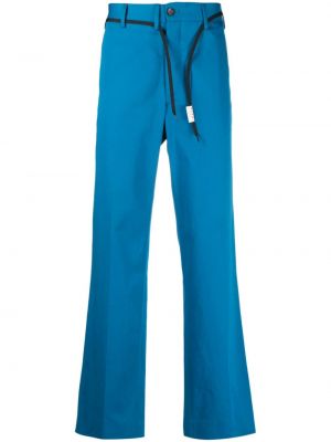 Pantaloni cu picior drept Marni albastru