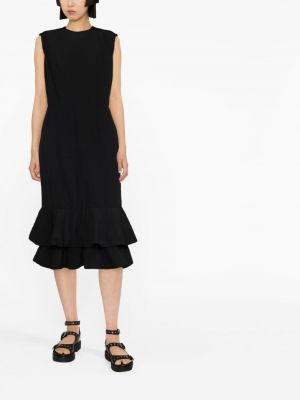 Midi kleita bez piedurknēm Comme Des Garçons melns