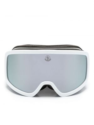 Oversize слънчеви очила Moncler бяло