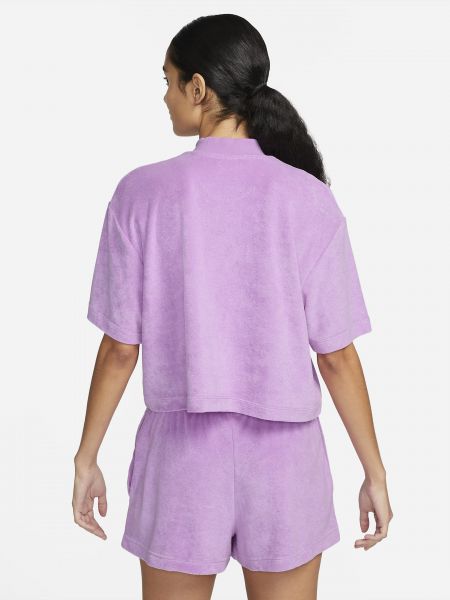 Флисовая футболка Nike фиолетовая