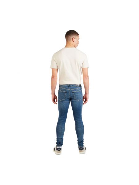 Skinny jeans mit reißverschluss mit taschen Calvin Klein Jeans blau