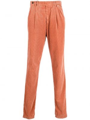 Cord gerade hose Brunello Cucinelli orange