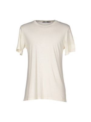 T-shirt di seta di cotone Bulk bianco