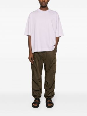 T-shirt en coton Dries Van Noten violet