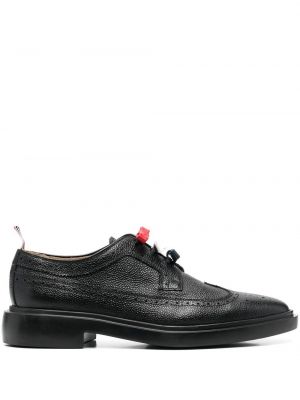 Brogues i läder Thom Browne svart