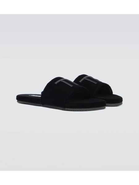 Pantofi de catifea Tom Ford negru