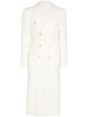 Manteau en laine Wardrobe.nyc blanc