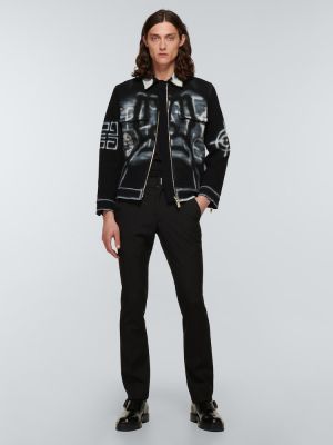 Džínová bunda Givenchy černá
