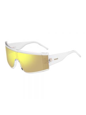Okulary przeciwsłoneczne Hugo Boss białe